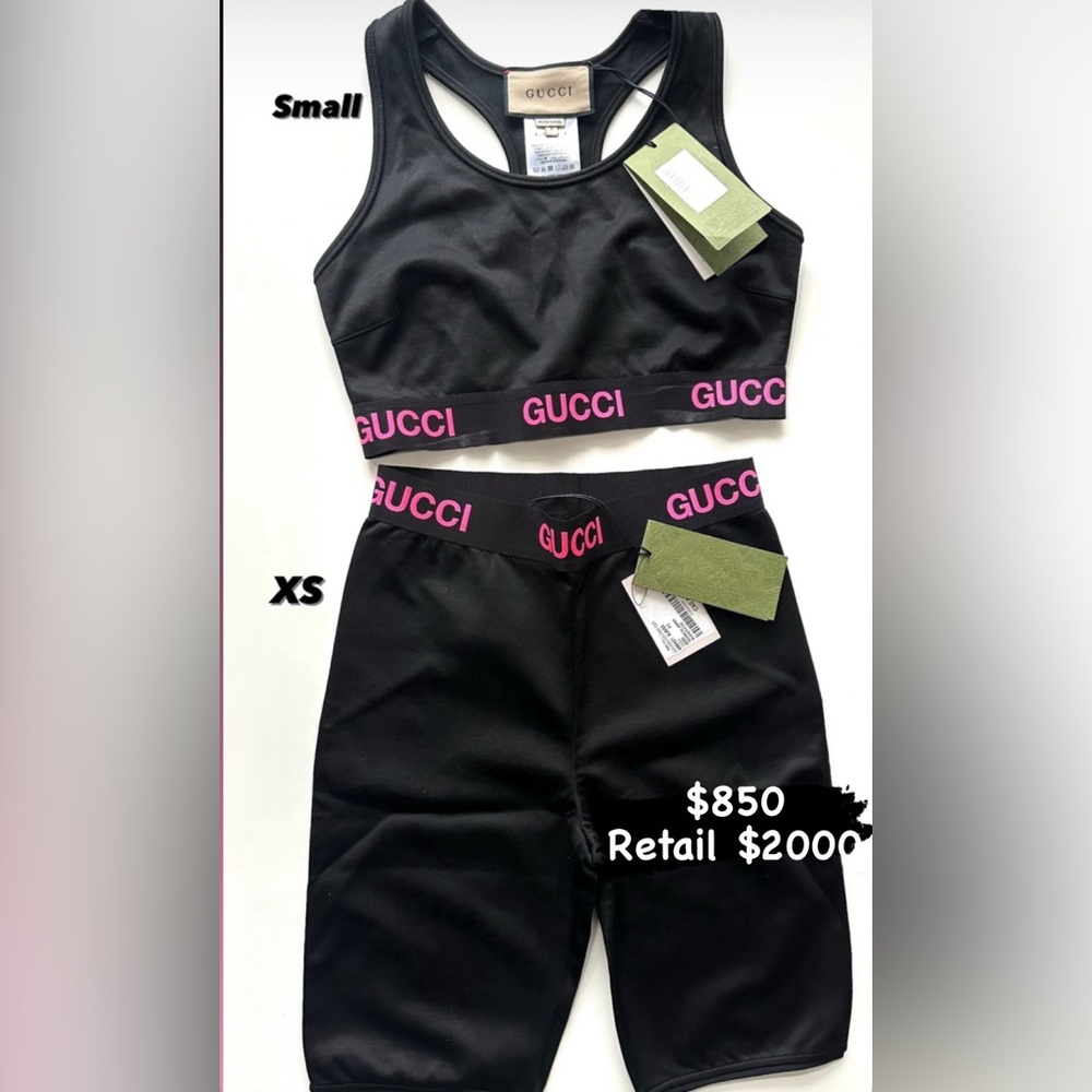 Gucci Black Set 100% authentic selling as a set new with tags